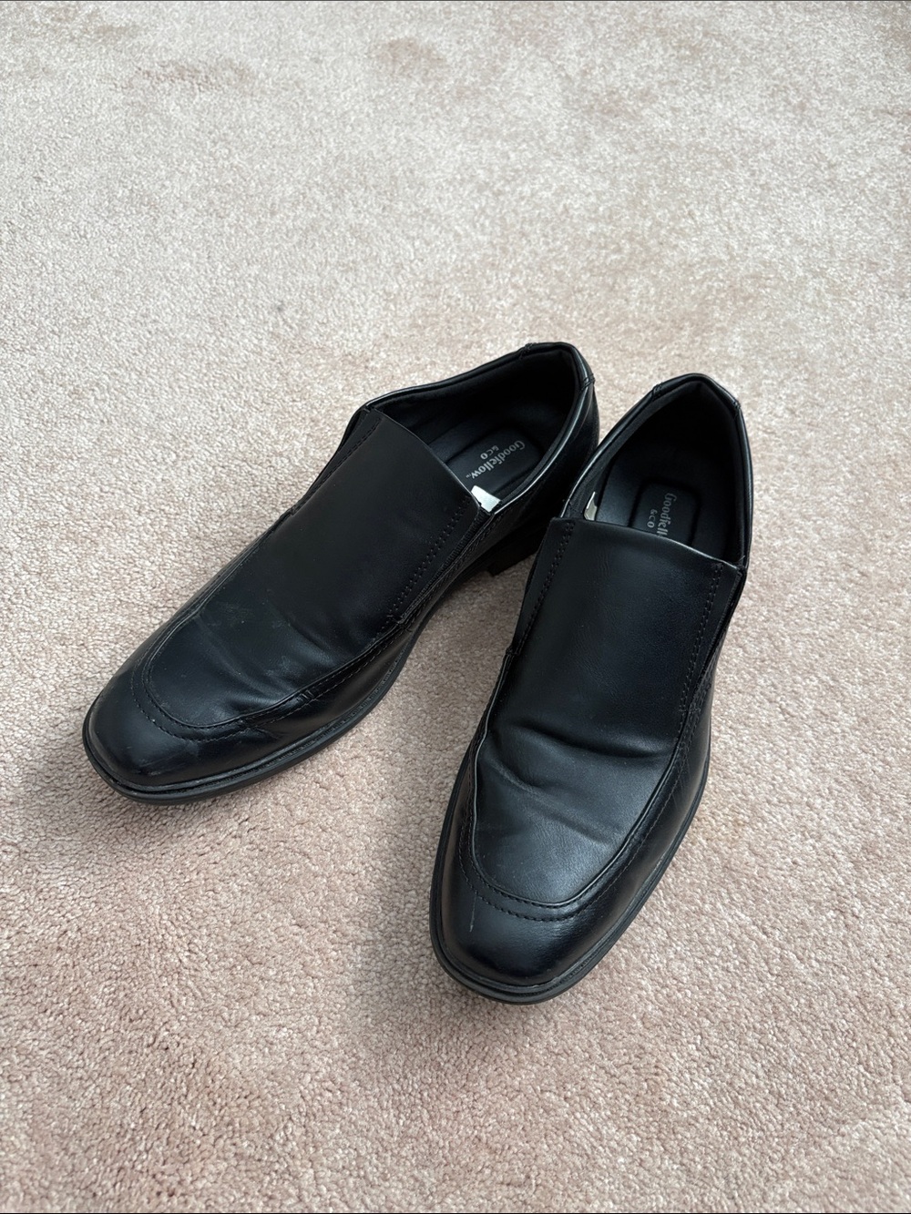 Goodfellow & Co Black Slip-On Leather Loafers